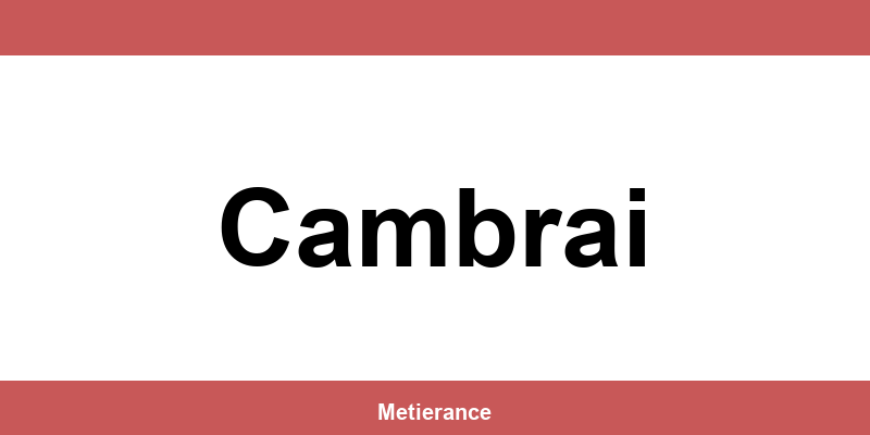 CMA Formation Cambrai: téléphone